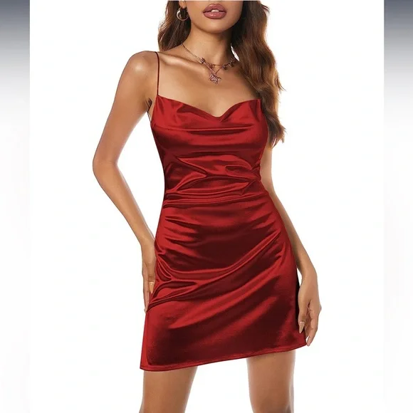 Zaful Satin Pajama Shirt Dress Zaful Dresses Zaful Casual Satin